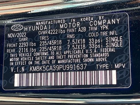 Used 2023 Hyundai Kona Limited AWD/4WD image 33