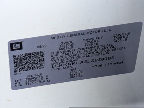 Used 2020 GMC Acadia SLE w/ Driver Convenience Package FWD image 15