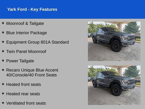 Used 2023 Ford F150 Raptor w/ Blue Interior Package AWD/4WD image 2