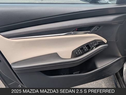 Certified 2025 MAZDA MAZDA3 s FWD image 9