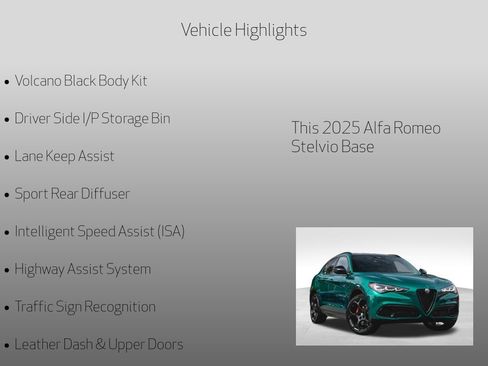 New 2025 Alfa Romeo Stelvio Sprint image 20