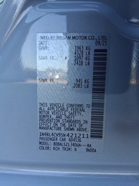 Certified 2025 Nissan Altima 2.5 SR FWD image 24