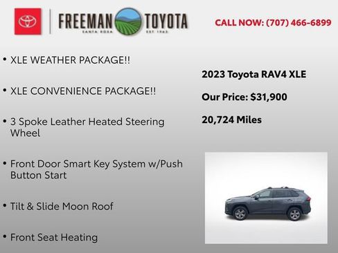 Used 2023 Toyota RAV4 XLE w/ Convenience Package image 10
