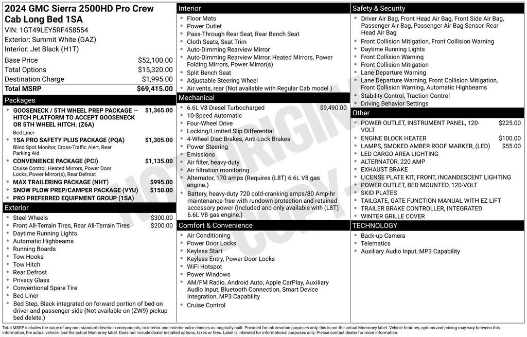 Used 2024 GMC Sierra 2500 Pro AWD/4WD image 6