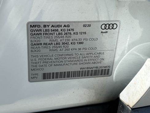 Used 2020 Audi Q5 2.0T Premium Plus w/ Premium Plus Package AWD/4WD image 37