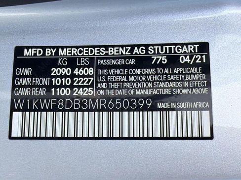 Certified 2021 Mercedes-Benz C 300 Sedan image 19