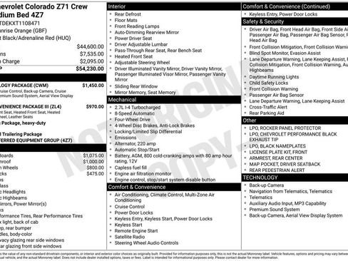 New 2026 Chevrolet Colorado Z71 w/ Technology Package AWD/4WD image 32