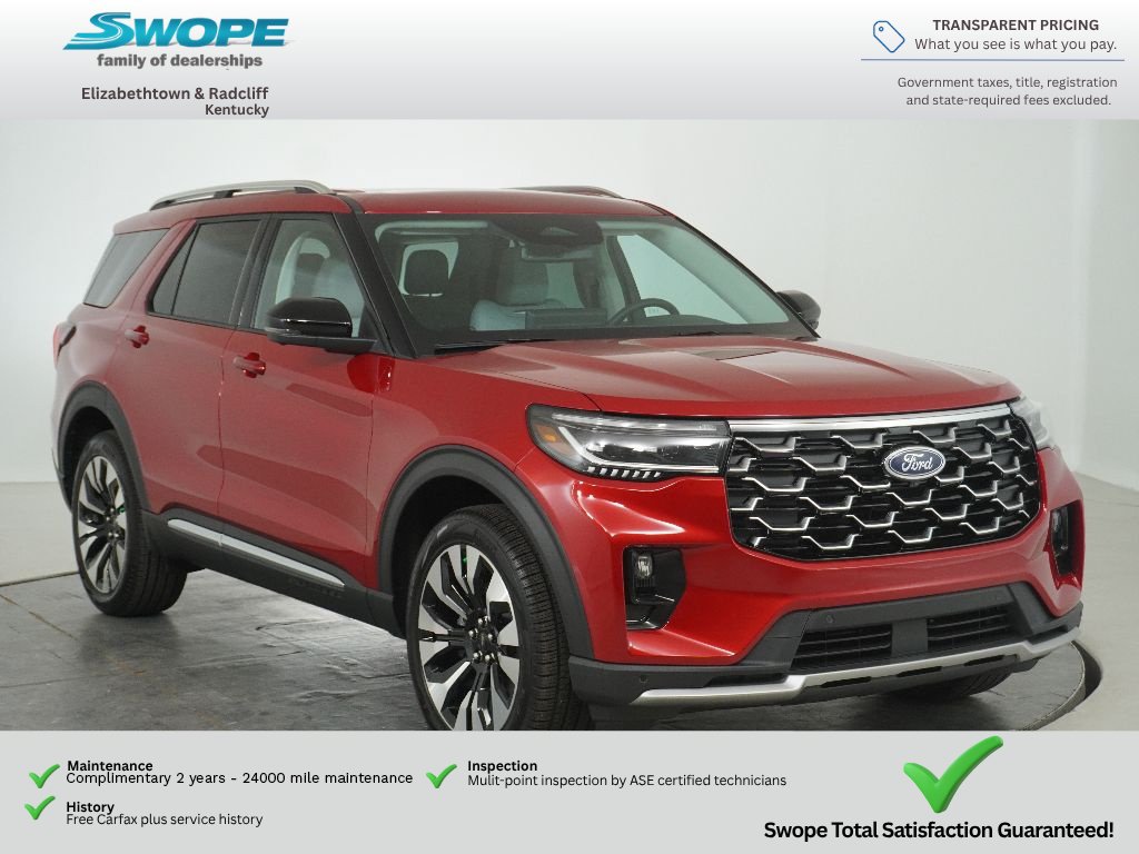New 2026 Ford Explorer Platinum w/ LUX Leather Package AWD/4WD image 1