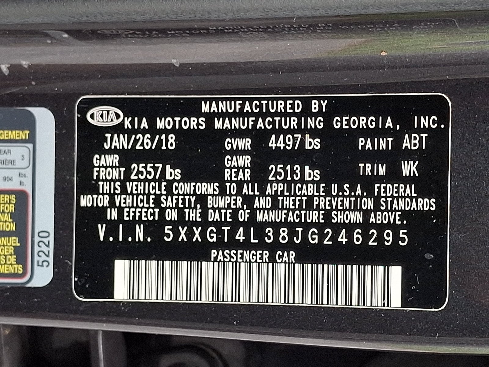 Used 2018 Kia Optima S w/ Panoramic Sunroof Package FWD image 26