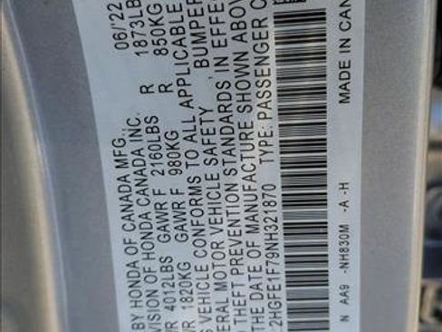 Used 2022 Honda Civic EX image 24