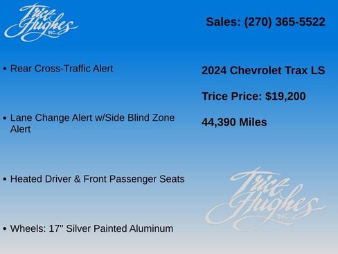 Used 2024 Chevrolet Trax LS w/ LS Convenience Package FWD image 20