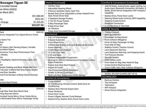 Used 2024 Volkswagen Tiguan SE image 28