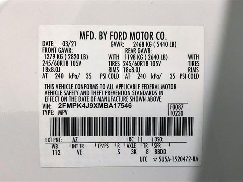 Used 2021 Ford Edge SEL w/ Convenience Package AWD/4WD image 33
