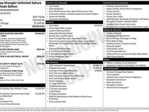 Used 2021 Jeep Wrangler Unlimited Sahara image 12