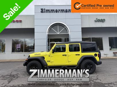 Certified 2023 Jeep Wrangler Unlimited Sport