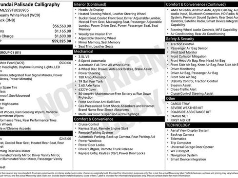 Certified 2026 Hyundai Palisade Calligraphy image 3