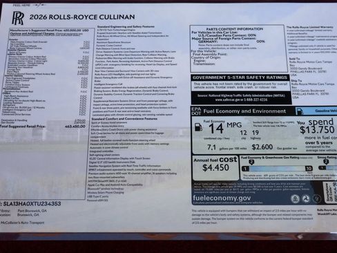 New 2026 Rolls-Royce Cullinan image 12