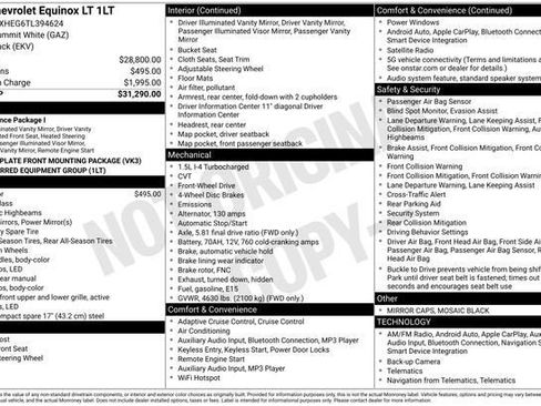 New 2026 Chevrolet Equinox LT image 4