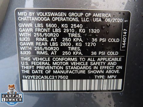 Used 2020 Volkswagen Atlas Cross Sport SE w/ Towing Package image 30