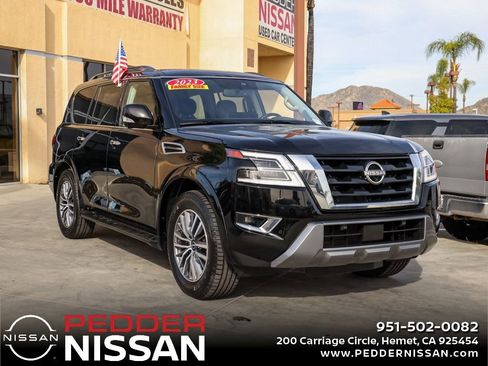Used 2023 Nissan Armada SL w/ Captain's Chairs Package image 1