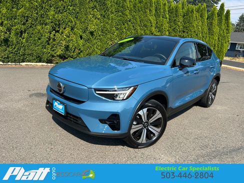Used 2023 Volvo C40 P8 Recharge Plus AWD/4WD image 2