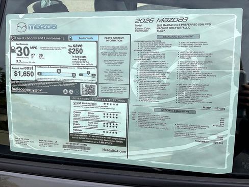 New 2026 MAZDA MAZDA3 2.5 S image 14