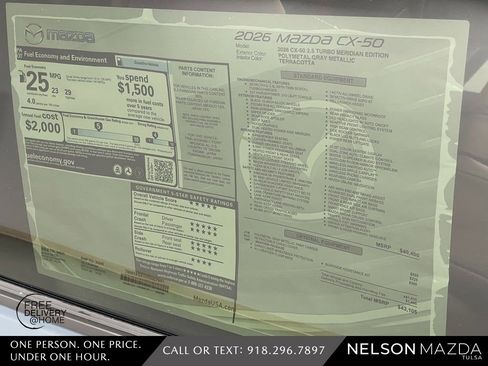 New 2026 MAZDA CX-50 Meridian Edition w/ Weather Package AWD/4WD image 17