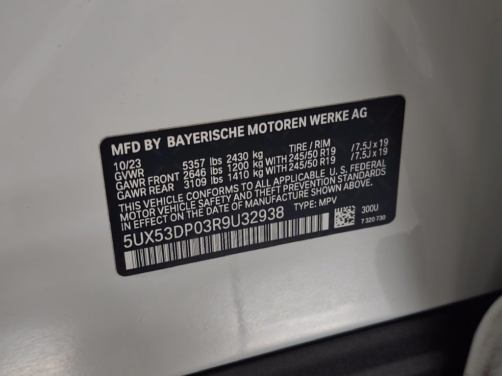 Used 2024 BMW X3 xDrive30i w/ Convenience Package AWD/4WD image 37