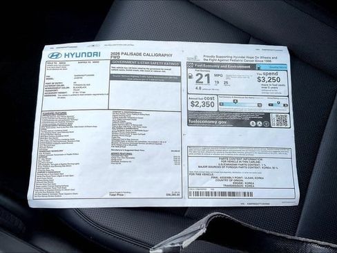 New 2026 Hyundai Palisade Calligraphy image 14