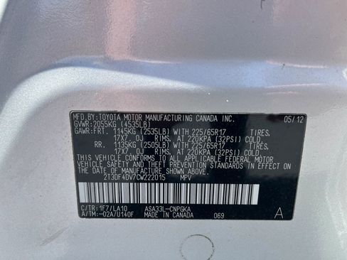 Used 2012 Toyota RAV4 Limited w/ Premium Plus Value Pkg image 32