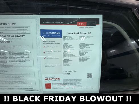 Used 2019 Ford Fusion SE image 12
