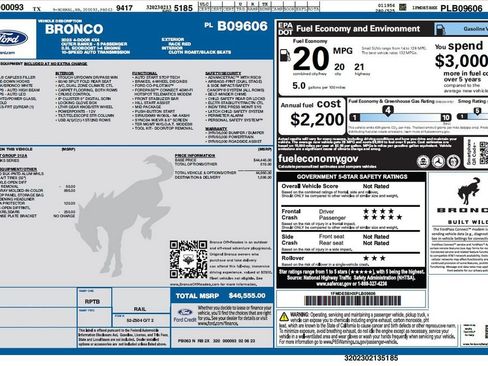 Used 2023 Ford Bronco Outer Banks AWD/4WD image 4