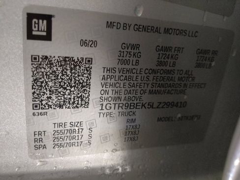 Used 2020 GMC Sierra 1500 SLE w/ SLE Value Package AWD/4WD image 33