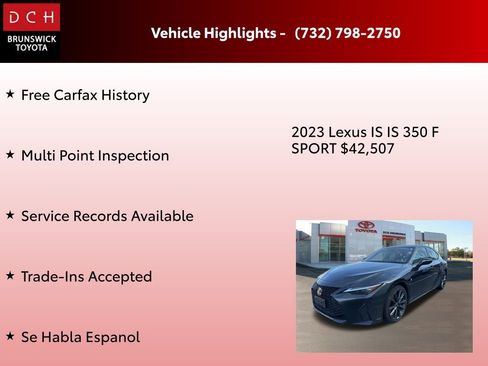 Used 2023 Lexus IS 350 F Sport image 4