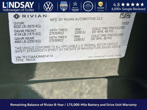 Used 2022 Rivian R1T Adventure image 26