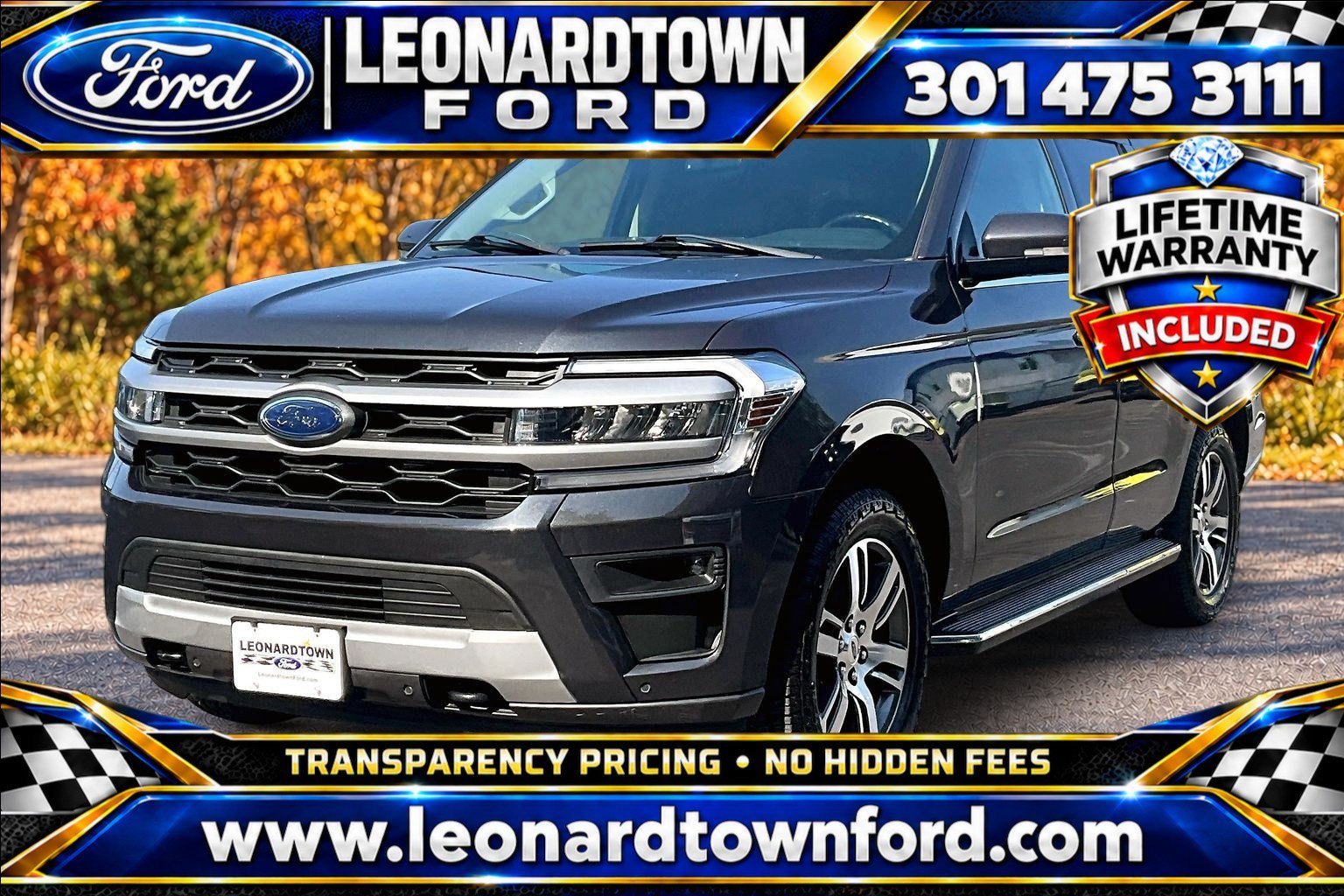 Certified 2022 Ford Expedition XLT AWD/4WD image 1