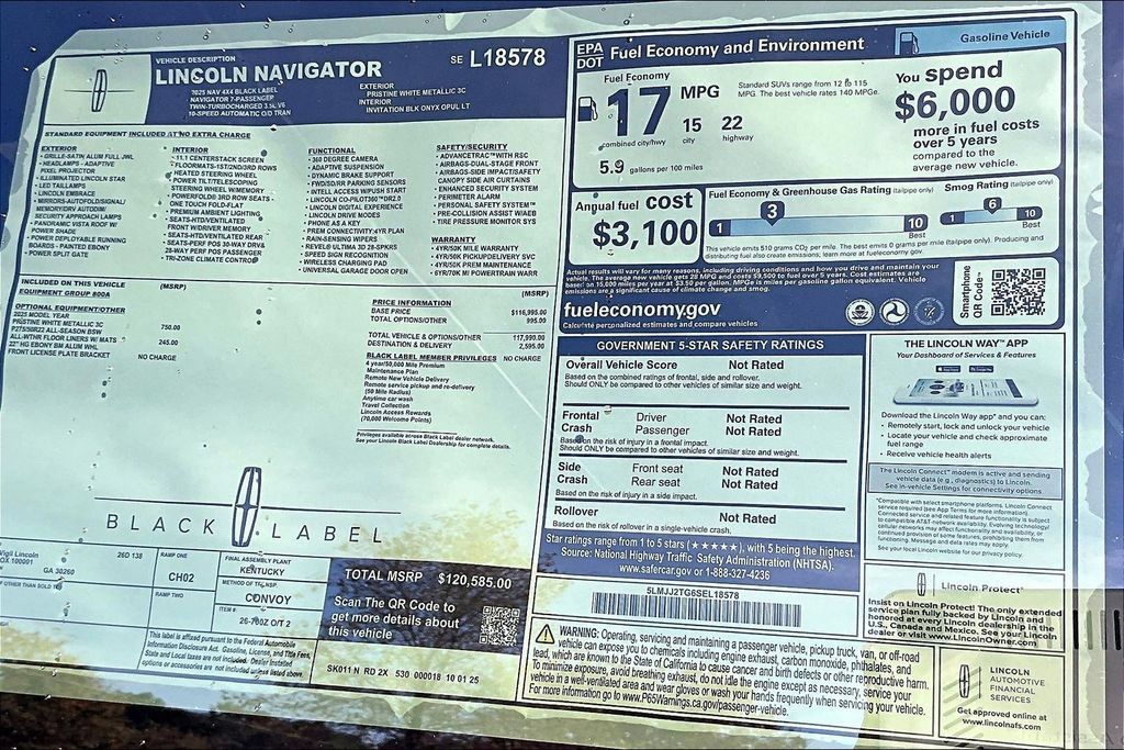 New 2025 Lincoln Navigator Black Label AWD/4WD image 14