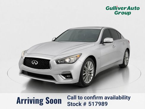 Used 2019 INFINITI Q50 Luxe w/ Essential Package (3.0T Luxe) RWD image 1