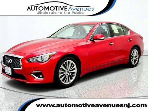 Used 2023 INFINITI Q50 Luxe w/ Cargo Package AWD/4WD image 1