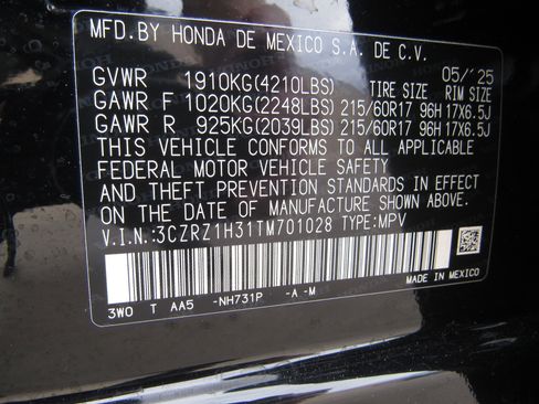 Used 2026 Honda HR-V LX image 26
