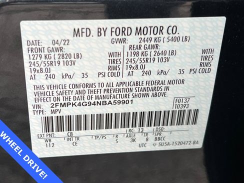 Certified 2022 Ford Edge SE w/ Black Appearance Package image 29