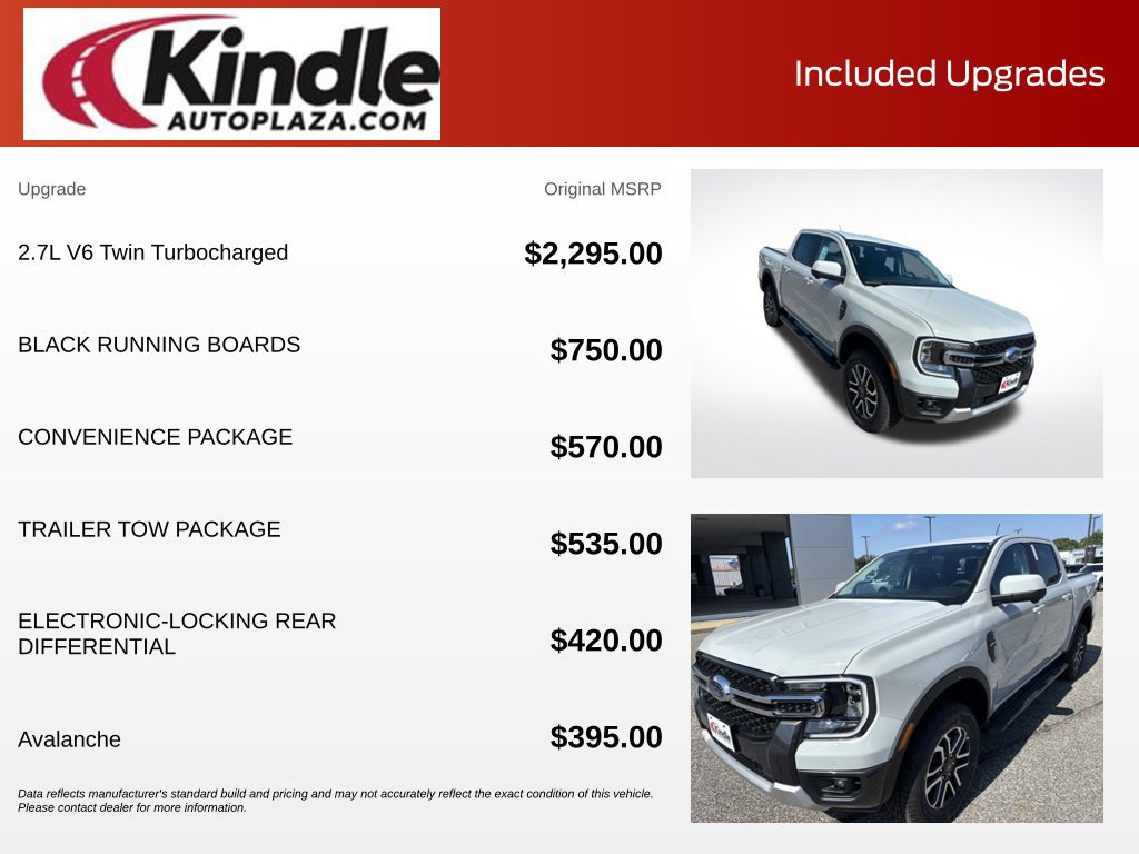 New 2026 Ford Ranger Lariat w/ Convenience Package AWD/4WD image 5