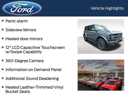 Certified 2023 Ford Bronco Outer Banks AWD/4WD image 13