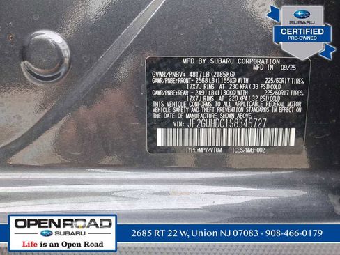 Used 2025 Subaru Crosstrek 2.0i Premium AWD/4WD image 29