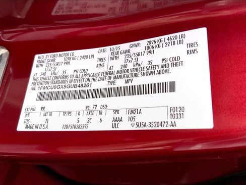Used 2016 Ford Escape SE w/ Equipment Group 201A FWD image 35