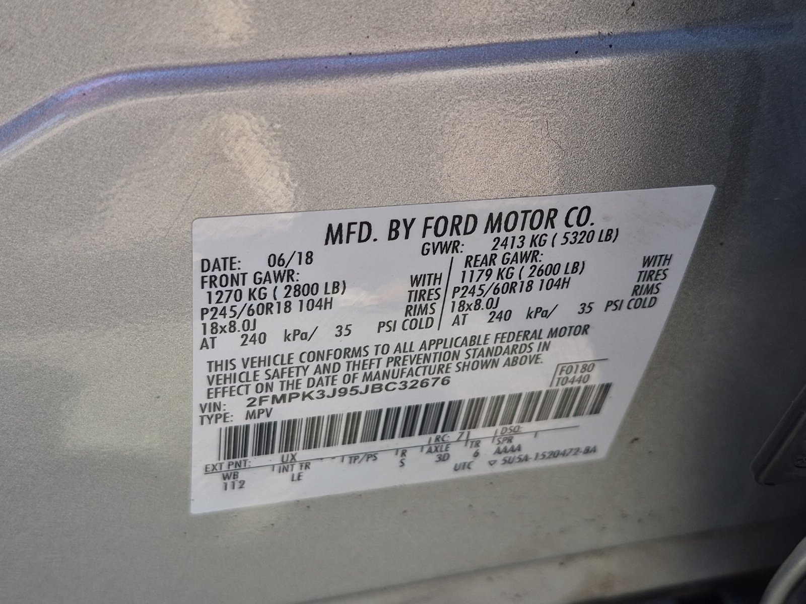 Used 2018 Ford Edge SEL w/ Equipment Group 201A FWD image 25