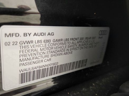 Used 2022 Audi S8 w/ S8 Comfort Plus Package AWD/4WD image 21