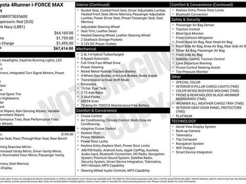 New 2026 Toyota 4Runner 4WD image 7