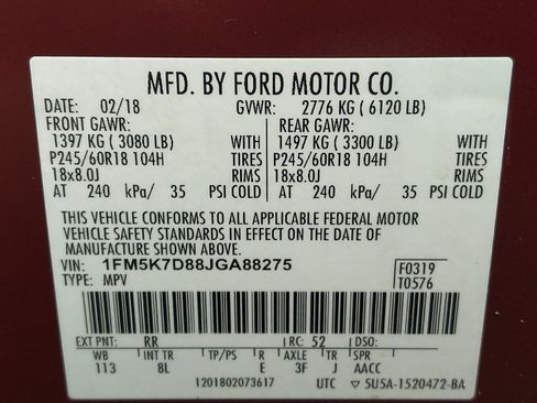 Used 2018 Ford Explorer XLT FWD image 33