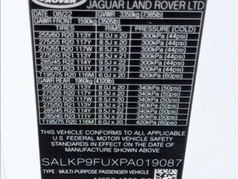 Certified 2023 Land Rover Range Rover SE AWD/4WD image 21